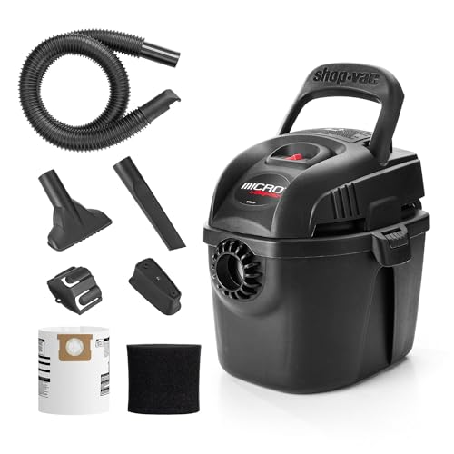 Shop-Vac Micro Wet Dry Vacuum Machine 1 Gallon 1.0 Peak HP Portable Shop Vacuum