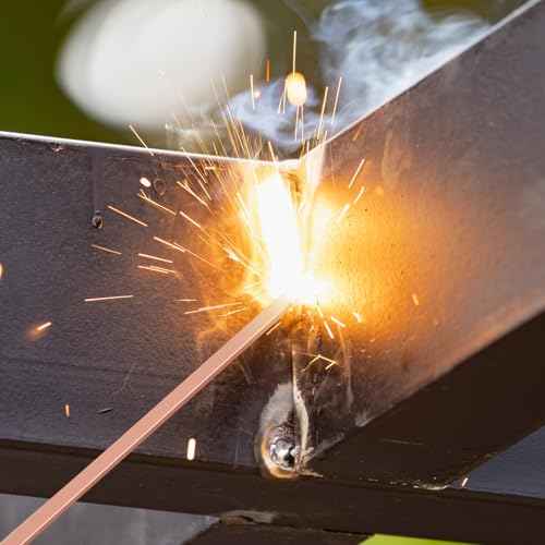 60 Sticks Brazing Rods, BCuP-3 5% Silver Solder Copper Phosphor Welding Rods Industry Grade 0.050"x1/8"x10" for Air Conditioning, Refrigerator, Cold Storage, HVAC Units