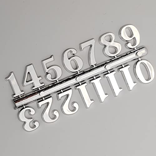 DIY Clock Numerals Kit - Gold, Silver, Black Arabic & Roman Numbers for Wall Clocks