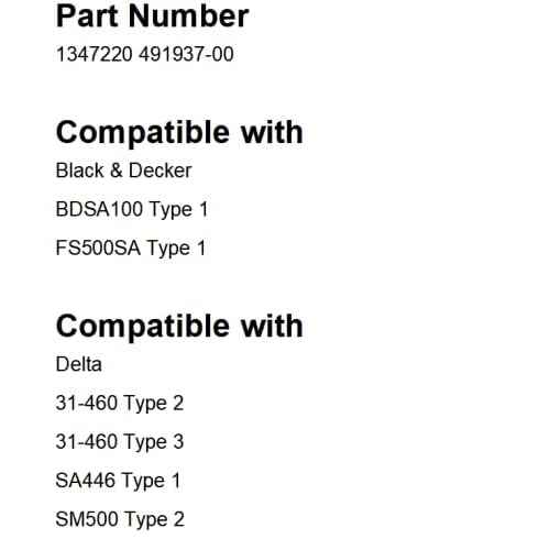Drive Belt Compatible With D-a 31-460 Type 2 3 Disc Sander & Bla-er BDSA100, FS500SA - 2PCS