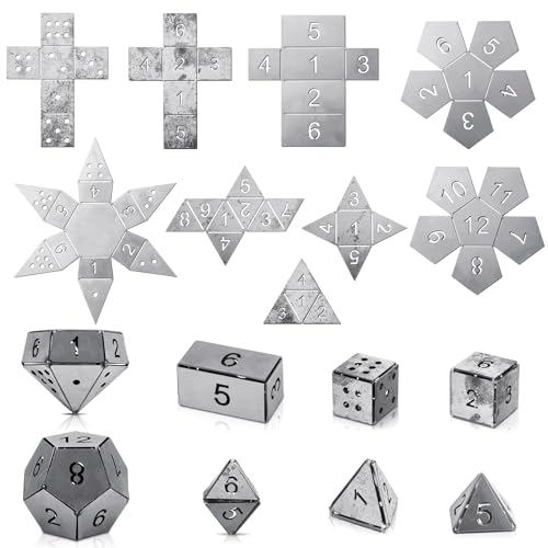 Therwen 9 Piece Welding Practice Kit Steel 16 Gauge Welding Dice Coupons DIY Equipment Mild Triangle Plate for Beginners TIG MIG Gas Arc Stick Training Practice Accessories Tools, 8 Styles (1.5 Inch)