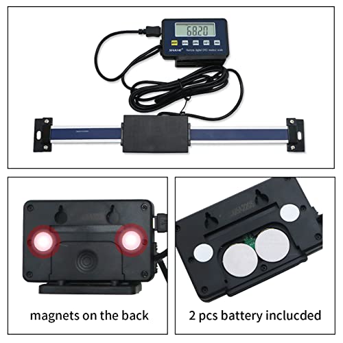 Digital LCD Linear 0-150mm/0-6inch Accurate Readout Lathe Scale for