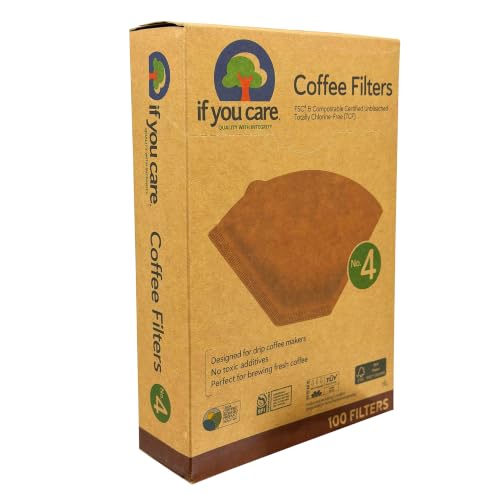 No. 4 Unbleached Coffee Filters – FSC Certified, Compostable