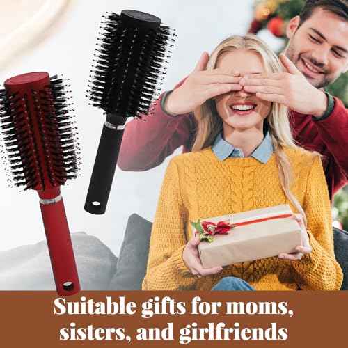 Meejune Hair Brush with Hidden Storage - Diversion Safe for Jewelry, Cash & Valuables - Comb Cash Holder for Home & Vacation Use (Red)