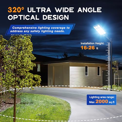 OKPRO 10000 Packs Solar Street Light 450,000LM Waterproof Outdoor Lighting