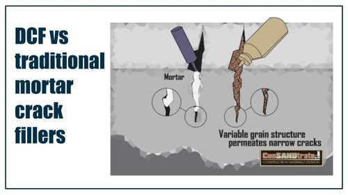 ConSandtrate Concrete Crack Filler - Gray - 3 lb. (Single Bottle) for Filling in Concrete Cracks on driveways, walkways and patios.