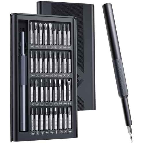 Gifts for Men, AXTH 37in1 Small Precision Screwdriver Set, Christmas Stocking Stuffers for Men Adults Him, Professional Magnetic Mini Repair Tool Kit for Computer, Watch, Laptop, Tiny Electronic