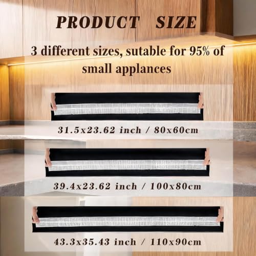 Staywild 30 Pack Small Appliance Dust Covers for Kitchen & Travel