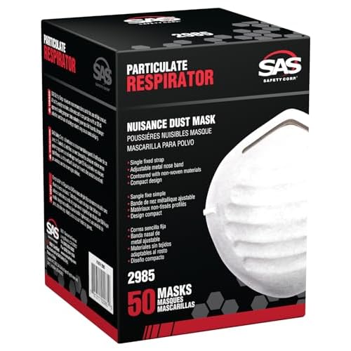 SAS Safety 2985 Non-toxic Dust Mask Box of 50