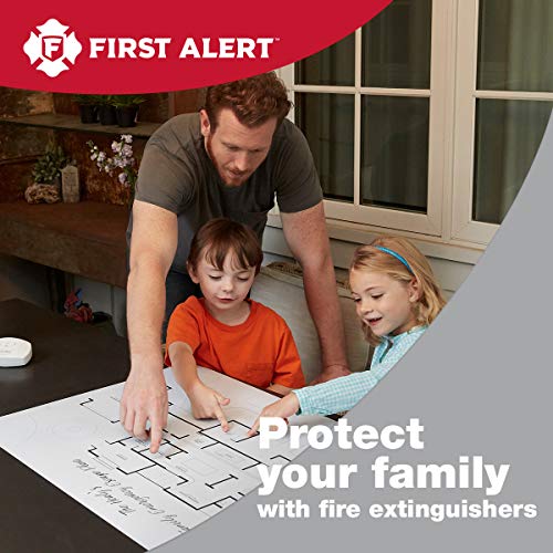 First Alert HOME2PRO Heavy Duty Fire Extinguisher 1-Pack - Commercial & Home Use