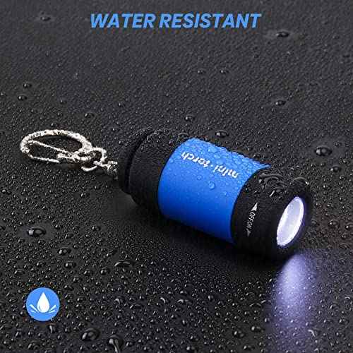 Mini Keychain Light,USB Rechargeable Keychain Flashlights 3 Pack Waterproof Small Flashlights for Emergency LED Tiny Flashlight Colorful Gift for Kids Students Family