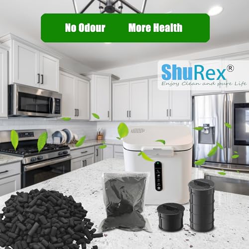 Odor-Absorbing Carbon Refills for Fylecen Kitchen Compost Bin