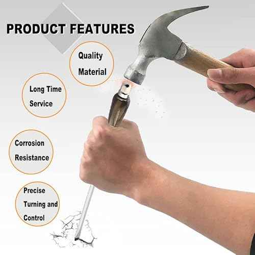 Utoolmart Slotted Impact Screwdriver 12 Inch Keystone Demolition Driver Magnetic 1Pcs