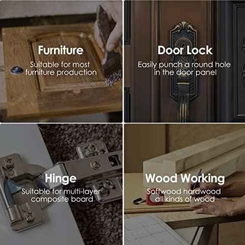 1-7/8 Inch Forstner Bit - Forstner Drill Bit 1-7/8" for Wood by Round Shank