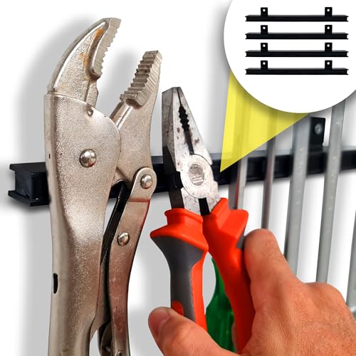 12" Heavy-Duty Magnetic Tool Holders (4 Pack - 48" Total) Upgraded Strong Magnets