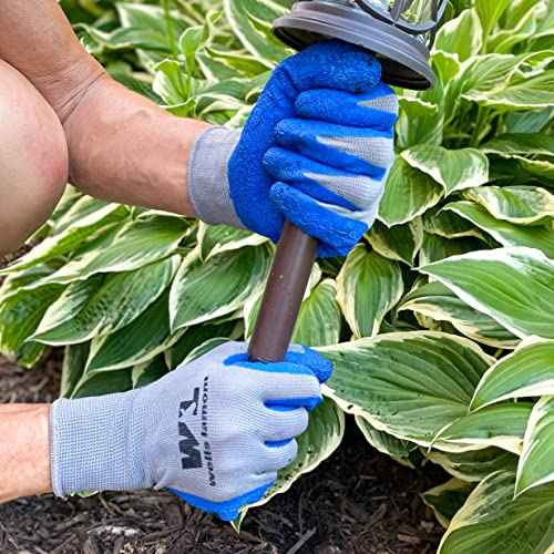 Wells Lamont 3 Pair Pack Men's Latex Grip Work Gloves, X-Large (133XLF)