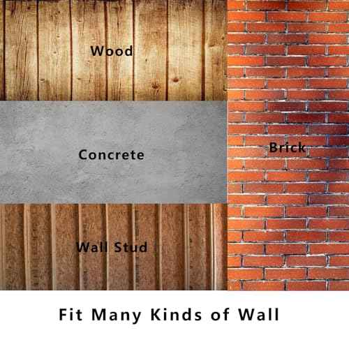 Heavy-Duty Ladder Hanger-Wall Mount Ladder Hook-Garage Wall Wheelbarrow Hangers-4 Pack