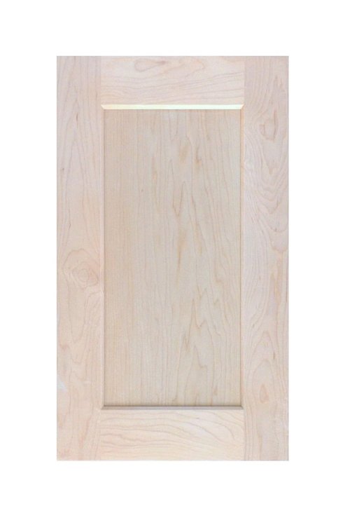 ONESTOCK Unfinished Maple Shaker Cabinet Door Front Replacement - 12W x 24H | Ready to Paint or Stain | Solid Wood | Cabinet Door Replacement