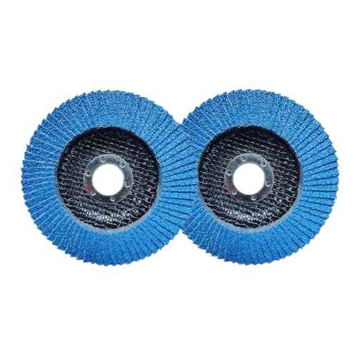 Zirconia Flap Discs 4 1/2 for Angle Grinder - 60 Grit Grinding Wheel, Sanding Disc with 7/8" Arbor - 4.5 Inch Flap Disc for Wood/Metal/Stainless Steel Sanding