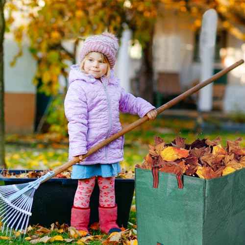 Tote Bag, Large Woven Storage Bags,35-Gallon Polypropylene Rugged Moving Bucket,Reusable Square Waste Tool Bin Heavy Duty 2 Pack 19.7 x 19.7 x 19.7 inches Tool Bags