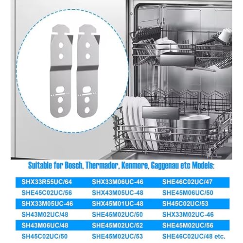 Dishwasher Mounting Bracket Kit | 2 Pack for Bosch & Similar Models