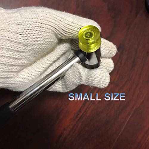 Small Rubber Mallet Hammer, Double-Faced Rubber Hammer for Jewelers Kid or women Usage or Light Tapping Work Non-Slip