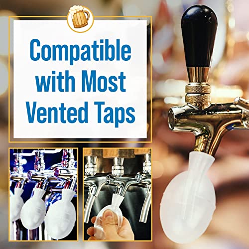 Impresa 3-Pack Beer Tap Ball Cleaning Device Kit for Draft Line Cleaning