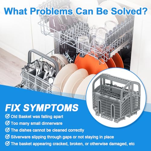Bosch 00675794/675794 Silverware Basket — 8-Compartment Dishwasher Utensil Organizer