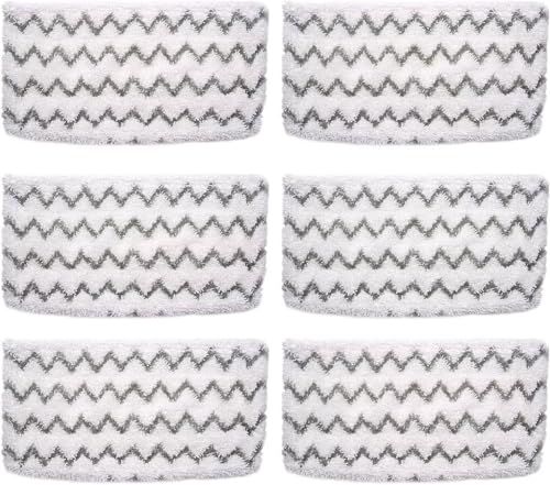 6-Pack Shark S1000 S1000A S1000WM S1200 S2001 Steam Mop Replacement Pads