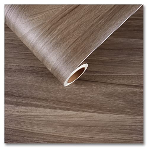 CRE8TIVE Wood Contact Paper for Countertops Waterproof Faux Wood Peel and Stick Wallpaper Removable Self Adhesive Thick Rustic Wood Grain Contact Paper Vinyl Roll for Kitchen Cabinets Shelves 12"x80"