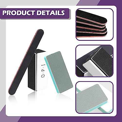 Swpeet 15Pcs 3 Styles Polishing Sticks Set, Rectangle Plastic Silver Polishing Stick, Double-Sided Sanding Sticks, Sanding Pads Polishing Sanding Tools Grits Sanding Sticks for Jewelry