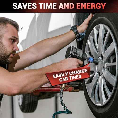 8-Piece Impact Socket Adapter Set for Drill, 1/4" 3/8" 1/2" Hex Shank Impact Driver Socket Adapter, Socket to Drill Adapter