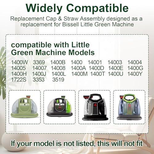 Bissell Little Green Replace Cap & Straw Assembly - FCleap Compatible
