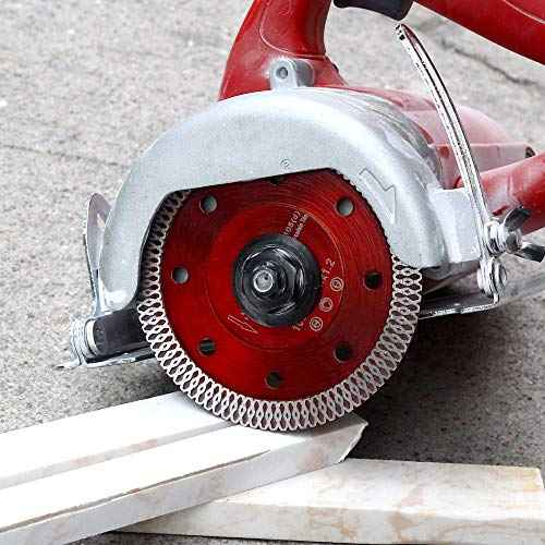 YIJING 4" Porcelain Blade Super Thin Diamond Saw Blade for Cutting Ceramic Porcelain Tile Granite Marble (4"-1pc)