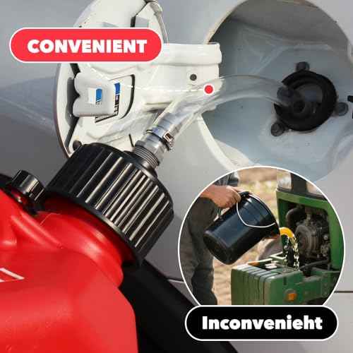 4 Pack Hose Bender for Racing Fuel Tanks, Fuel Cans Utility Containers and Gas Tank Hose Bender Compatible with VP, 1" Inside Diameter