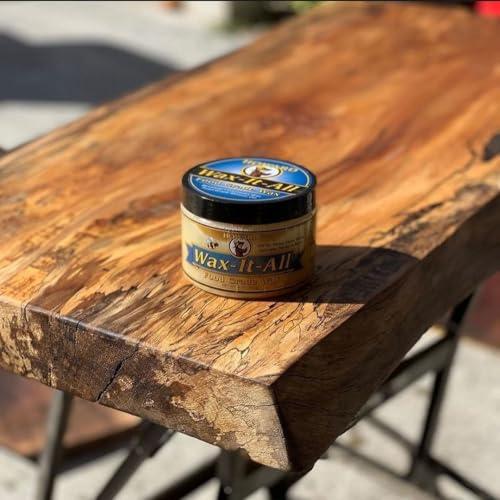 Howard Wax-It-All Food-Grade Beeswax Wood Polish 9 Fl oz - Protective Furniture & Surface Finish