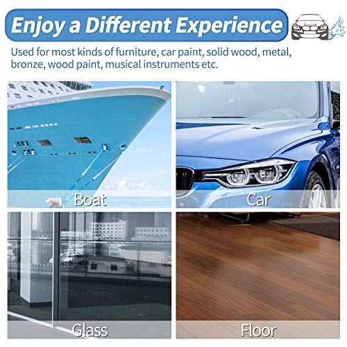 OTUAYAUTO 24PCS 5-6 Inch Car Polisher Bonnet - 12 Microfiber, 6 Non-Woven Fabric, 4 Woolen, 2 Cotton Auto Polishing Bonnets, for Orbital Buffer Polisher