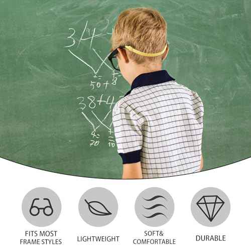 lvvfit Kids Glasses Straps(6.5-10inch)-Adjustable Glasses Strap Sports Sunglasses Eyeglasses Holder Straps for Toddler and Kids-Eyewear Retainers for boys and girls age 3-12 years (4pcs Blue)