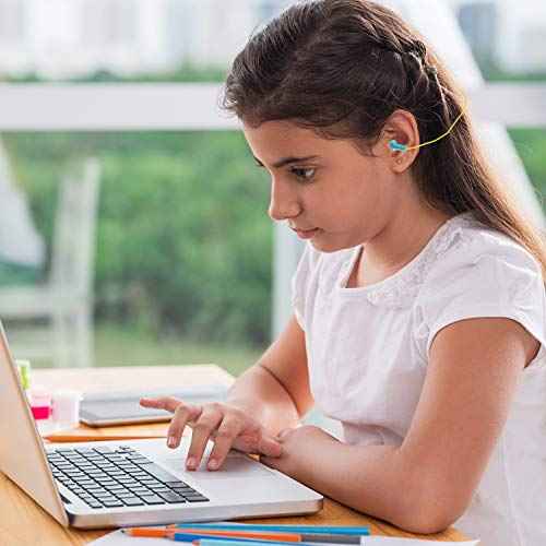 Bememo 6 Pairs Reusable Corded Earplugs Noise Reduction Silicone Ear Plugs with Case Waterproof Earplugs Sound Blocking Hearing Protection for Shooting Sleeping Snoring Swimming Study Sports