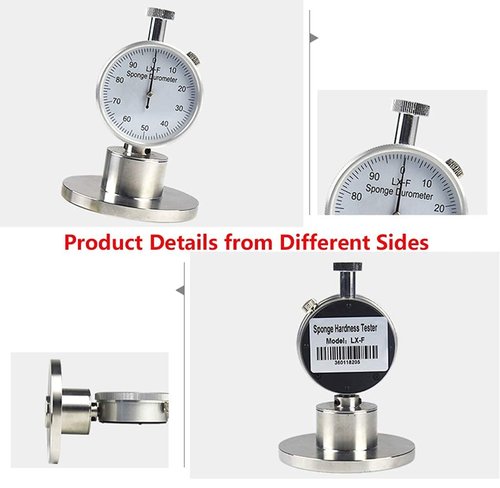 HFBTE Soft Sponge Hardness Tester Soft Foam Sclerometer Durometer Needle Type for Soft Foam Polyurethane Foam Rubber Hardness Measurement
