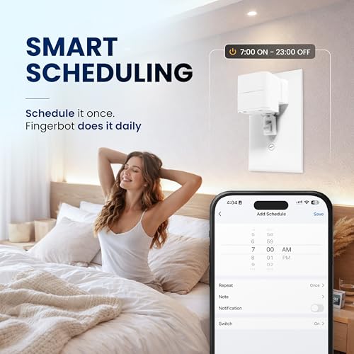Osprey.Life Smart Fingerbot with WiFi Gateway, 2.4GHz Wi-Fi, White