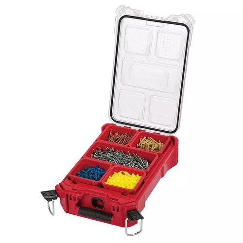 packout tool box For Milwaukee 48-22-8435 5-Bin Impact Resistant Polymer Packout Compact Organizer