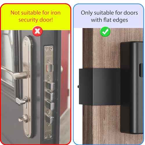 Anti-Theft Video Doorbell Mount,AHBTEYM Mount No Drill Bracket Holder Accessories for Apartment Home Rentals Compatible with Ring Video Doorbell 4/3/3 Plus/2/1/2021/2023 Release(Black)