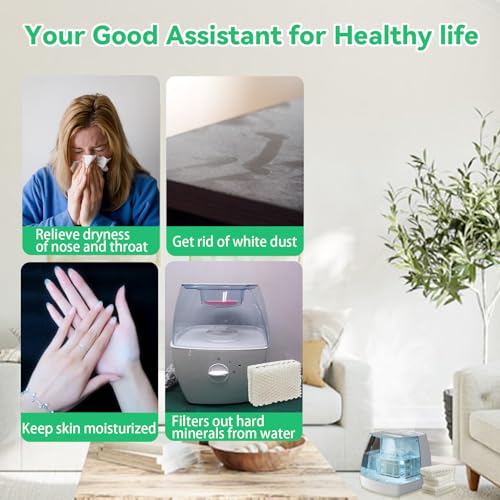 Kakofaci 6-Pack WF813 Humidifier Filters Replacement for Equate EQWF813 / RCM832N - White
