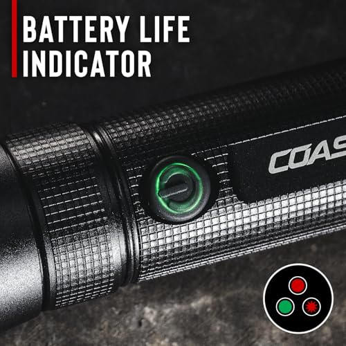 Coast G60R 1000 Lumen Rechargeable Waterproof LED Flashlight 2-Pack