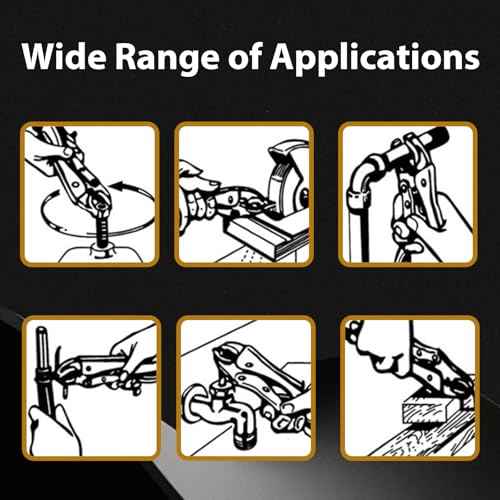 10-Inch Locking Pliers with Wire Cutter - Heavy Duty Curved Jaw Vise Grips, Forged from Carbon Steel, Hardened Jaws for Secure Hold, Trigger Release Function