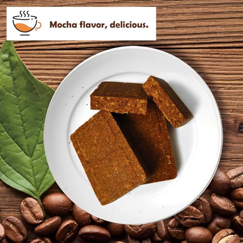 RLYSSYLR 2 Pack Emergency Food Ration Bars 8-Day Long Shelf Life, Sugar-Free Mocha Flavor