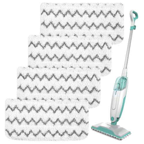 4 Pack Steam Mop Replacement Pads for Shark S1000 Series | Jikefa