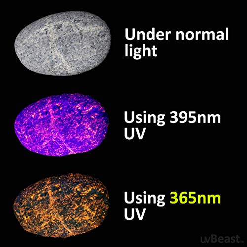 UVBeast V3 365nm High Power UV Flashlight Long Range Professional Grade