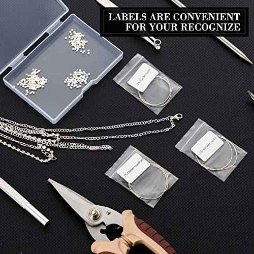 Sadnyy 330 Pcs 3 Grams Silver Jewelry Solder Chip and 3 Pcs Soft Medium Hard Silver Solder Wires, Ultra Tiny Medium Density Precut Chips Easy Welding Equipment for Jewelry Making 2 x 2 mm (E, M, H)